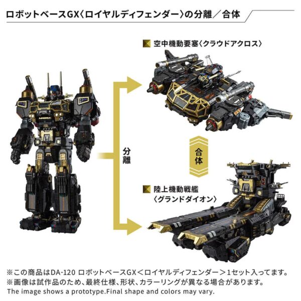 預購 日版 TAKARATOMY 限定品 戴亞克隆 DA-120 機甲基地GX 皇家守護者：圖片 7