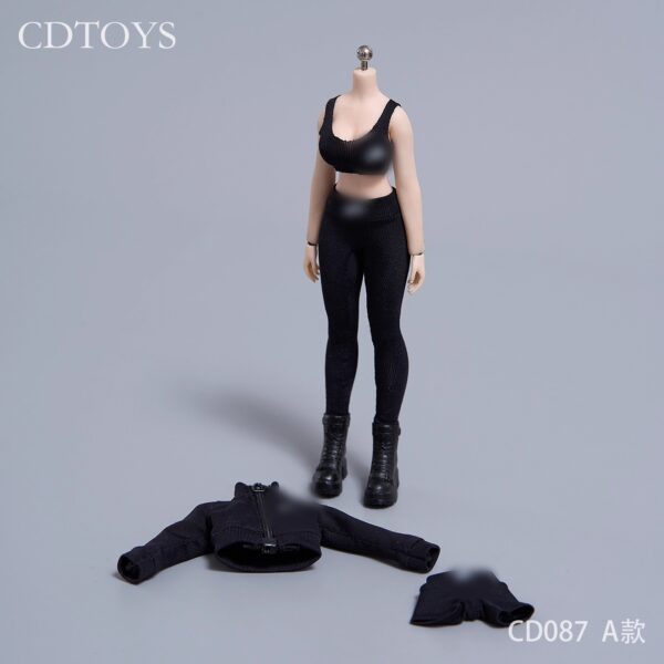 cdtoys 1/12 cd087 高彈性瑜珈運動服套裝 1/12或6吋女素體適用：圖片 2