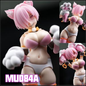 SH STUDIO MU084A 1/12機娘 女神裝置 PUNI MOFU 貓娘 胸型髮型表情 GK樹脂改件