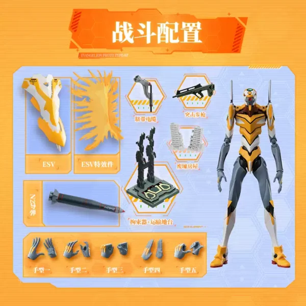 布魯可 傳奇版《新世紀福音戰士》零號機(改) DX版：圖片 5