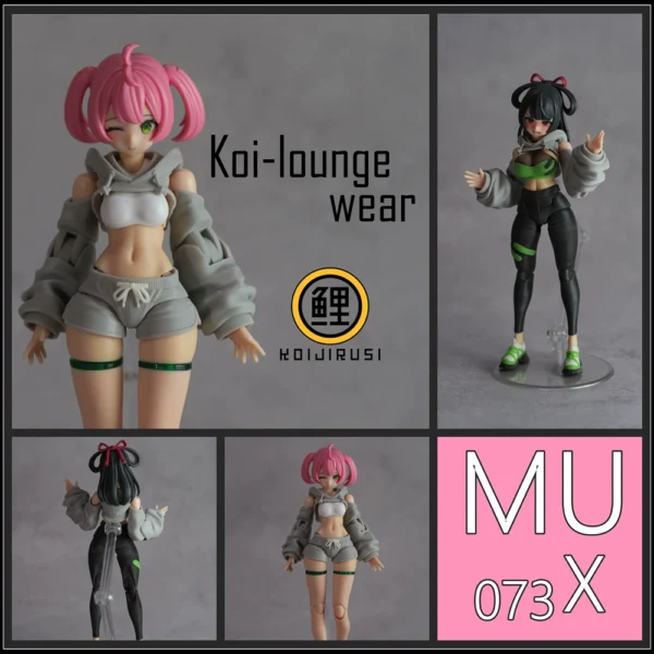 SH STUDIO MU073X 1/12機娘 女神裝置 BUSTER DOLL 長袖服裝樹脂GK改件