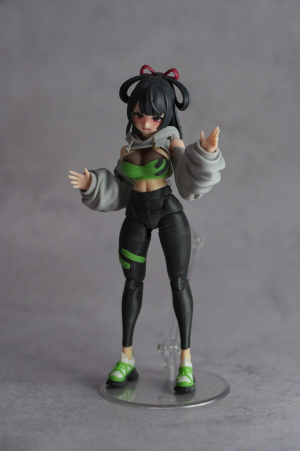 SH STUDIO MU073X 1/12機娘 女神裝置 BUSTER DOLL 長袖服裝樹脂GK改件：圖片 5