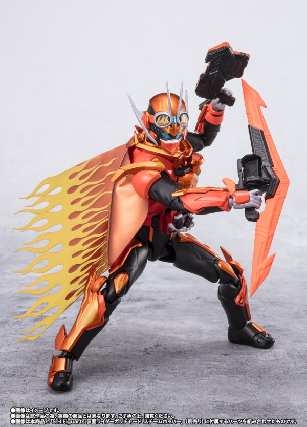 萬代 魂限定 S.H.Figuarts《假面騎士葛查多》假面騎士葛查多 DAYBREAK 蒸汽蝗蟲型態：圖片 7