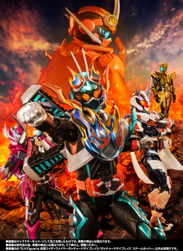 萬代 魂限定 S.H.Figuarts《假面騎士葛查多》假面騎士葛查多 DAYBREAK 蒸汽蝗蟲型態：圖片 10