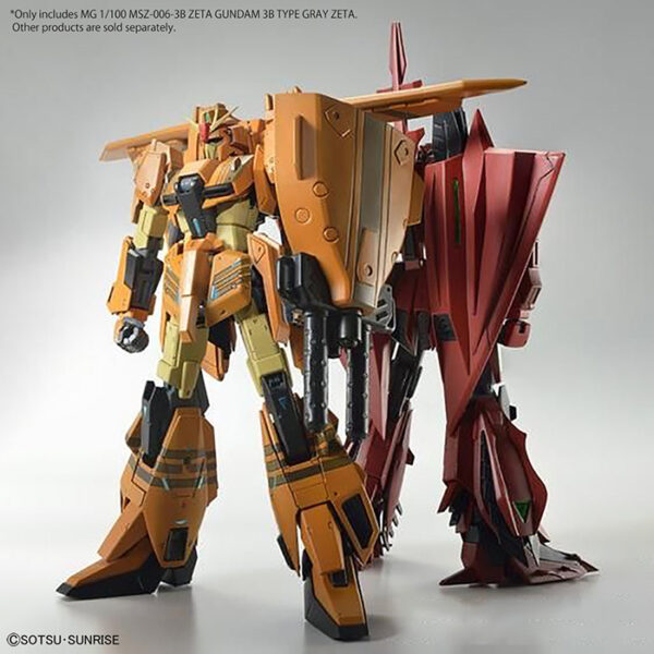 萬代 PB限定 MG 1/100 MSZ-006-3B Z鋼彈3號機B型 黃狼：圖片 10