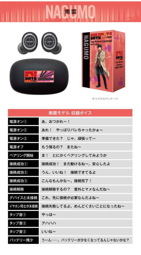 預購限定 25年12月~26年1月 日版 ONKYO《坂本日常》聯名款語音耳機：圖片 6