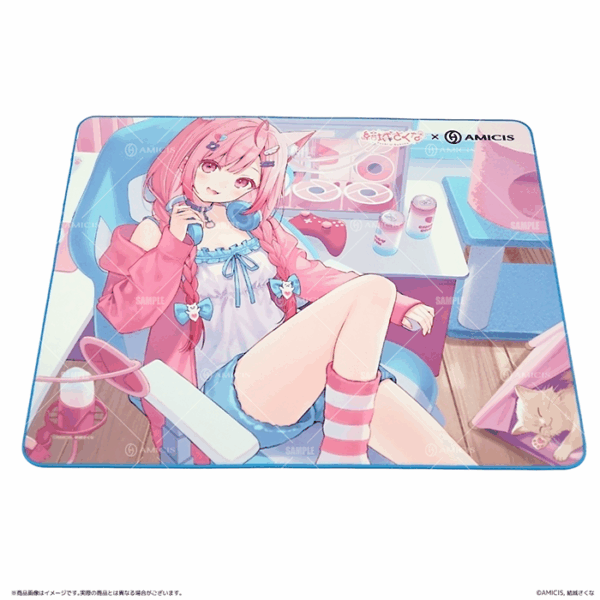 日版 AMICIS 限定品 結城昨日奈(結城さくな)聯名款遊戲滑鼠墊 『仁 -JIN-』：圖片 2