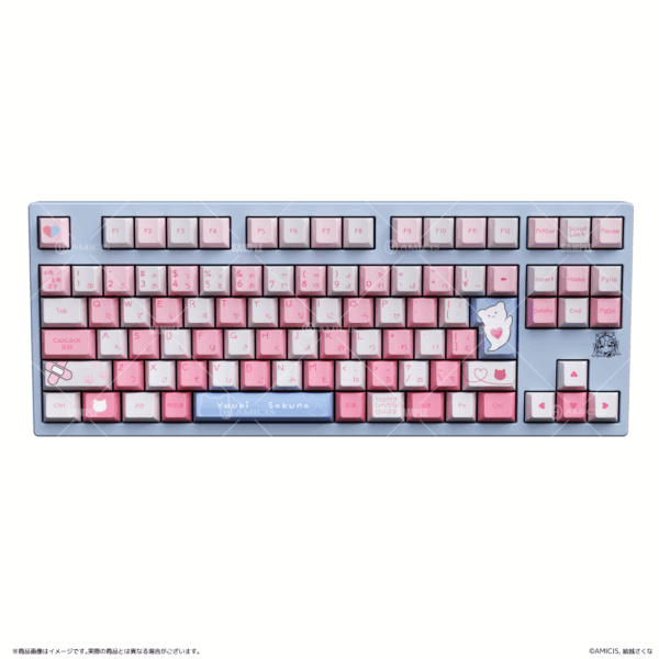 日版 AMICIS 限定品 結城昨日奈(結城さくな)聯名款遊戲鍵盤(日語配置)