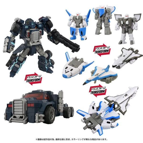 預購 26年2月 TAKARATOMY T-SPARK ZONE限定《變形金剛:雷霆艦隊》暗黑柯博文&空防微型戰士小隊