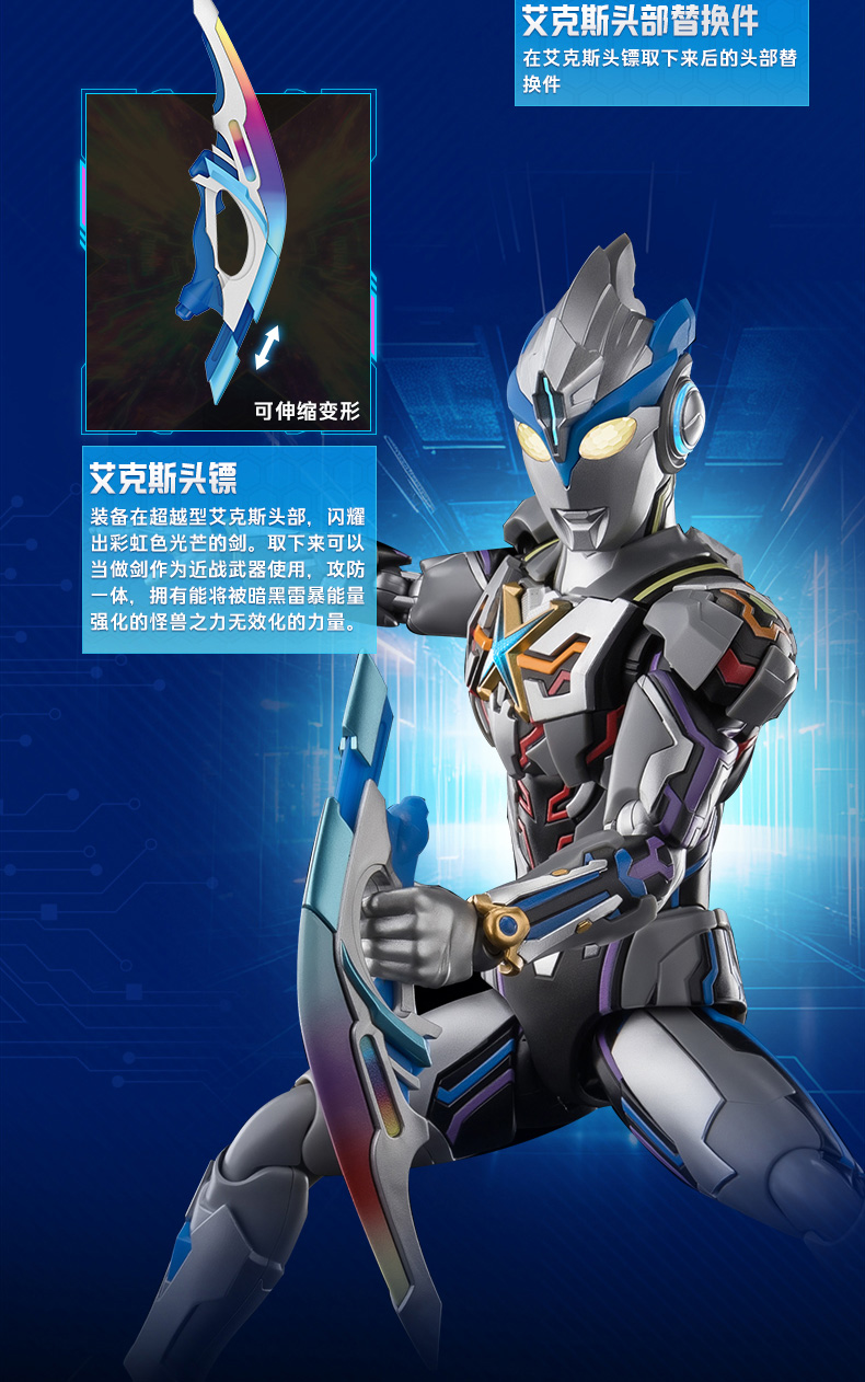 布魯可 奧特名艦 傳奇版 艾克斯 超越型/貝塔閃光裝甲:圖片 12