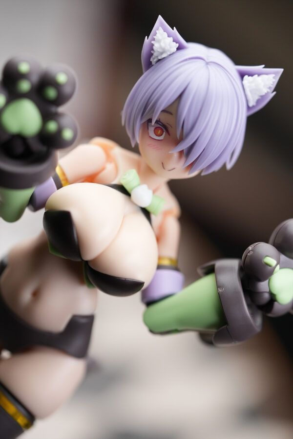 SH STUDIO MU084B 1/12機娘 女神裝置PUNI MOFU 兔娘 胸型髮型表情樹脂GK改件：圖片 14