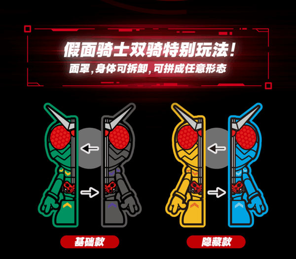 WASA 假面騎士 × WASA龍 聯名系列盲盒：圖片 5
