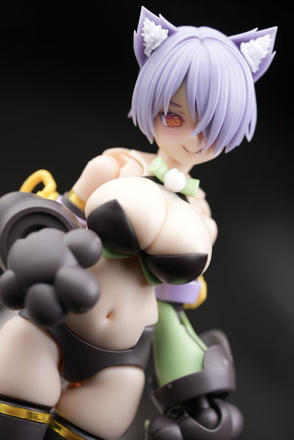 SH STUDIO MU084B 1/12機娘 女神裝置PUNI MOFU 兔娘 胸型髮型表情樹脂GK改件：圖片 9