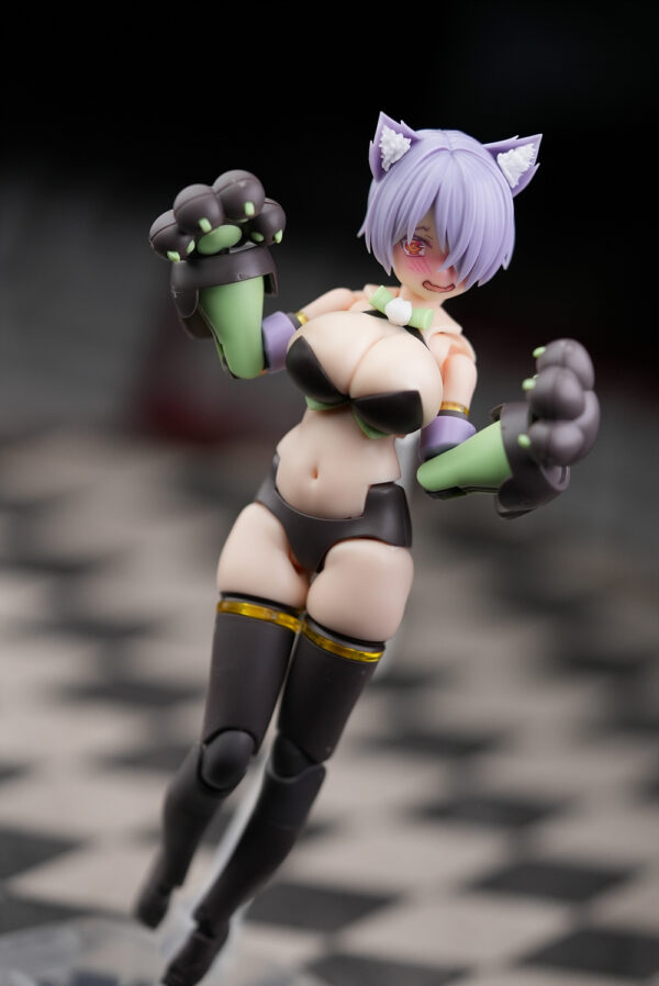 SH STUDIO MU084B 1/12機娘 女神裝置PUNI MOFU 兔娘 胸型髮型表情樹脂GK改件：圖片 13