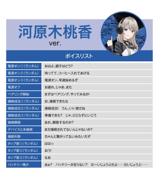 預購限定 26年1月 日版 ANIMA《少女樂團 吶喊吧》聯名款語音耳機：圖片 7