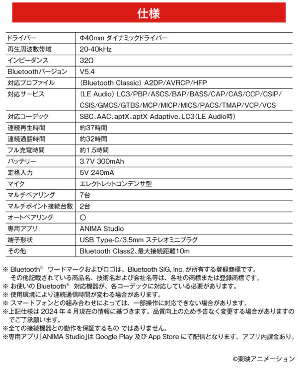 預購限定 26年1月 日版 ANIMA《少女樂團 吶喊吧》聯名款語音耳機：圖片 14