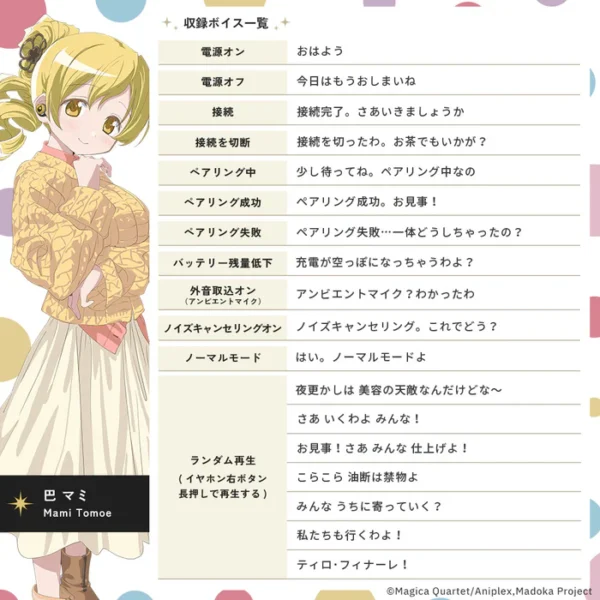 預購 26年1月 日版 AVIOT《魔法少女小圓:叛逆的物語》聯名款語音無線耳機：圖片 11