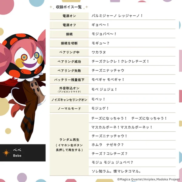 預購 26年1月 日版 AVIOT《魔法少女小圓:叛逆的物語》聯名款語音無線耳機：圖片 15