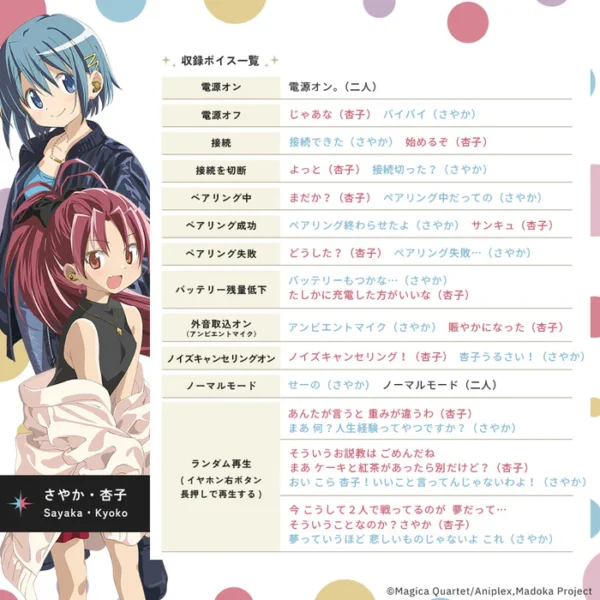 預購 26年1月 日版 AVIOT《魔法少女小圓:叛逆的物語》聯名款語音無線耳機：圖片 17