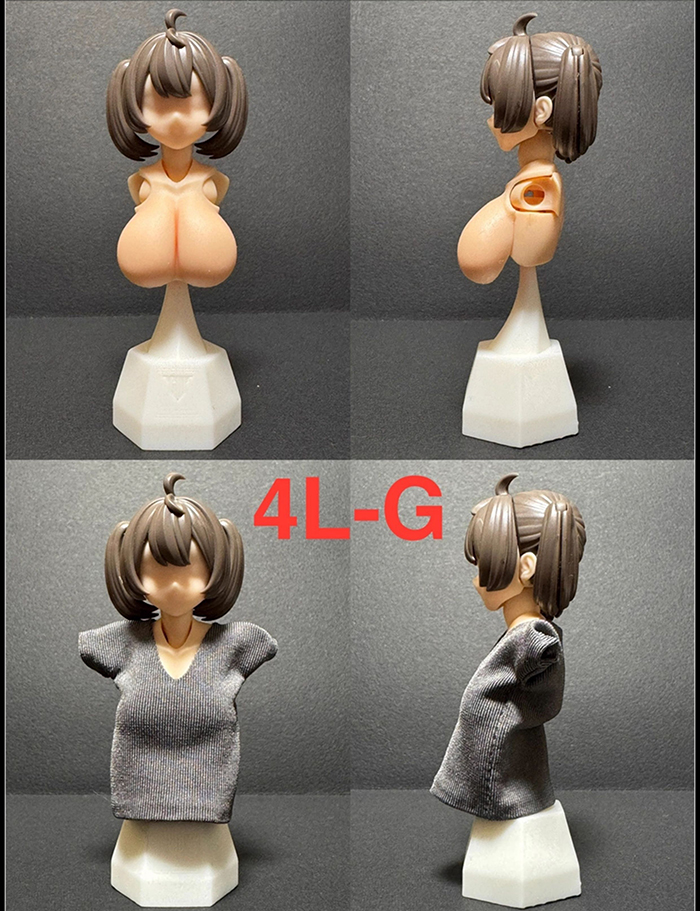 SH STUDIO 1/12機娘 SP51 女神裝置 BUSTER SOLL 胸部樹脂改件:圖片 9