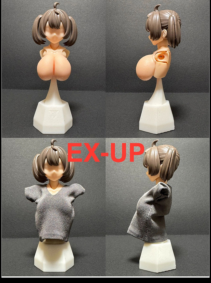 SH STUDIO 1/12機娘 SP51 女神裝置 BUSTER SOLL 胸部樹脂改件:圖片 14