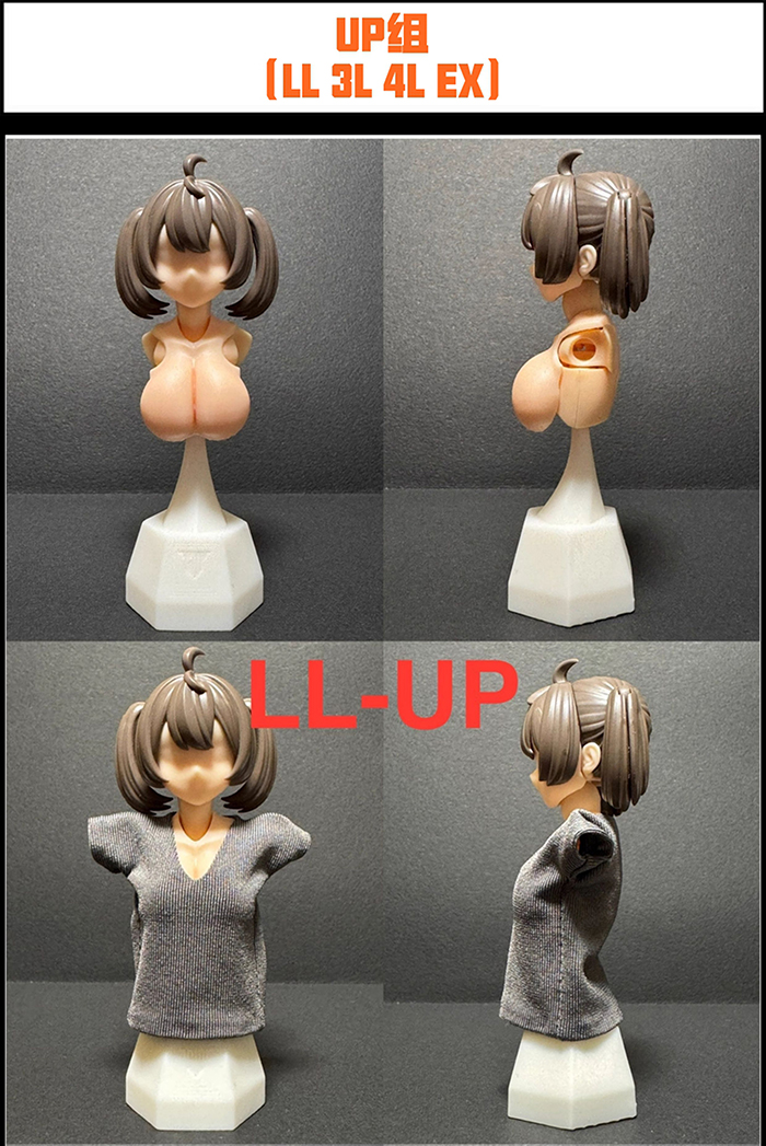 SH STUDIO 1/12機娘 SP51 女神裝置 BUSTER SOLL 胸部樹脂改件:圖片 11