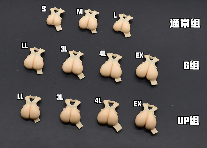 SH STUDIO 1/12機娘 SP51 女神裝置 BUSTER SOLL 胸部樹脂改件:圖片 2