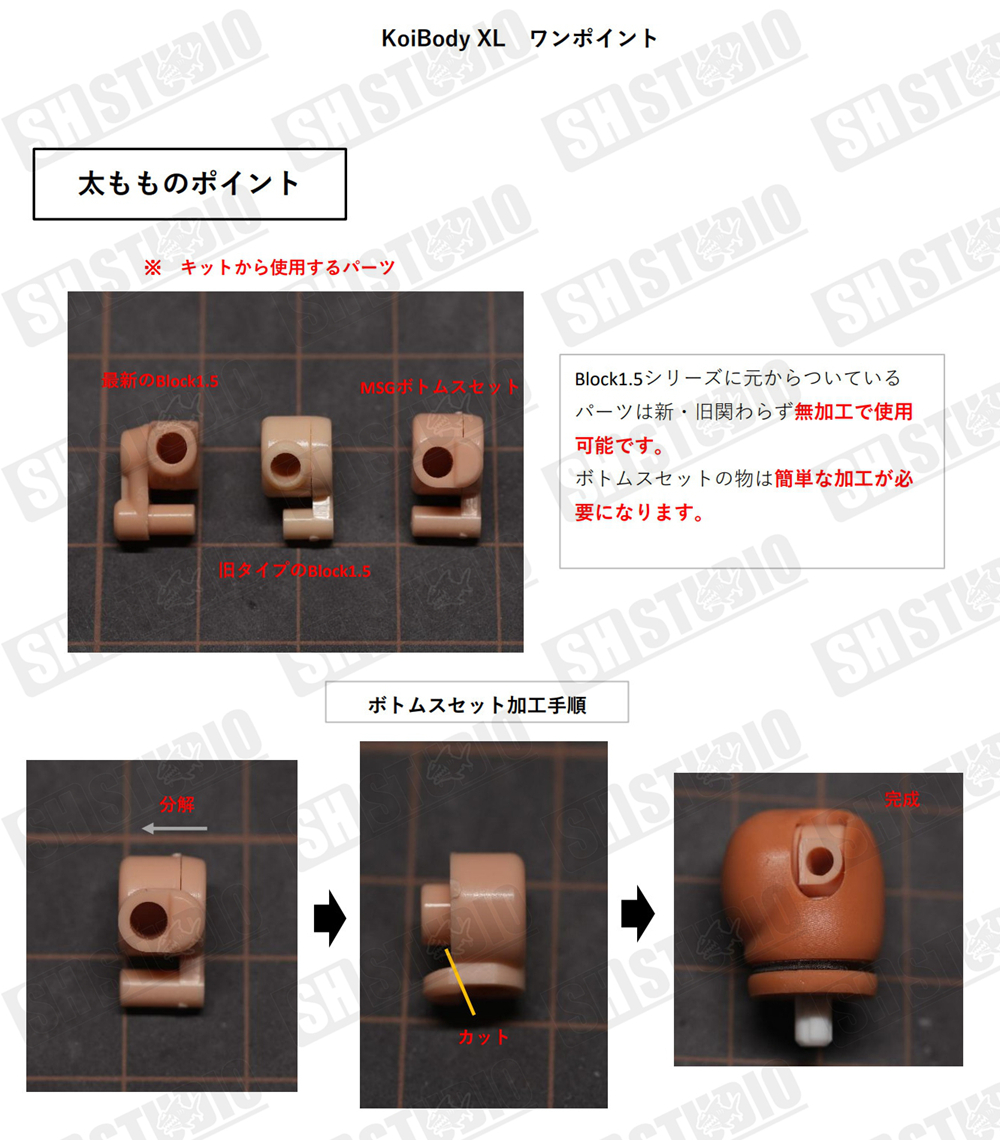 SH STUDIO MU073Y 1/12機娘 女神裝置 Koi-Dogi XL身體改件 樹脂GK改件:圖片 15