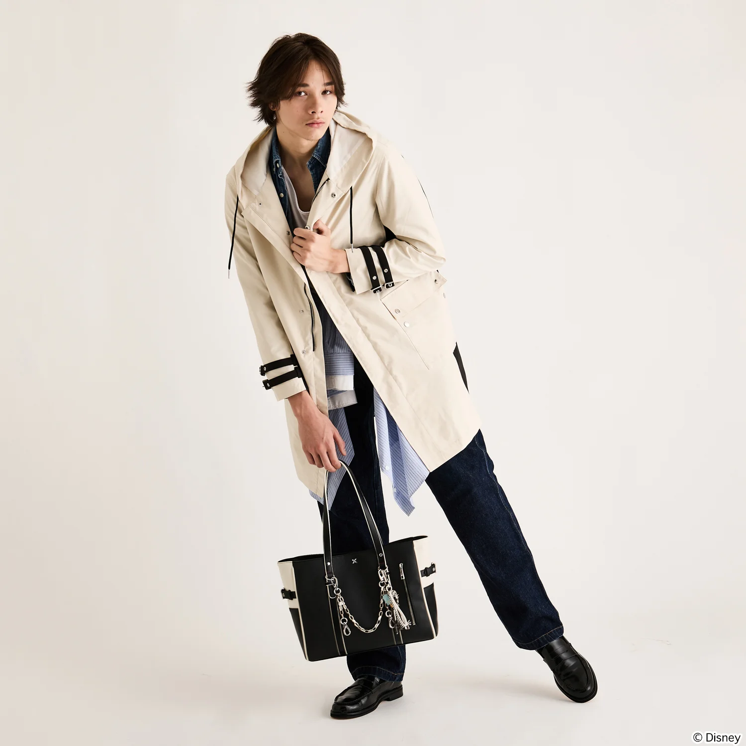 預購限定 26年6月 日版 SuperGroupies《王國之心》聯名外套、托特包、吊飾 洛克薩斯款:圖片 24