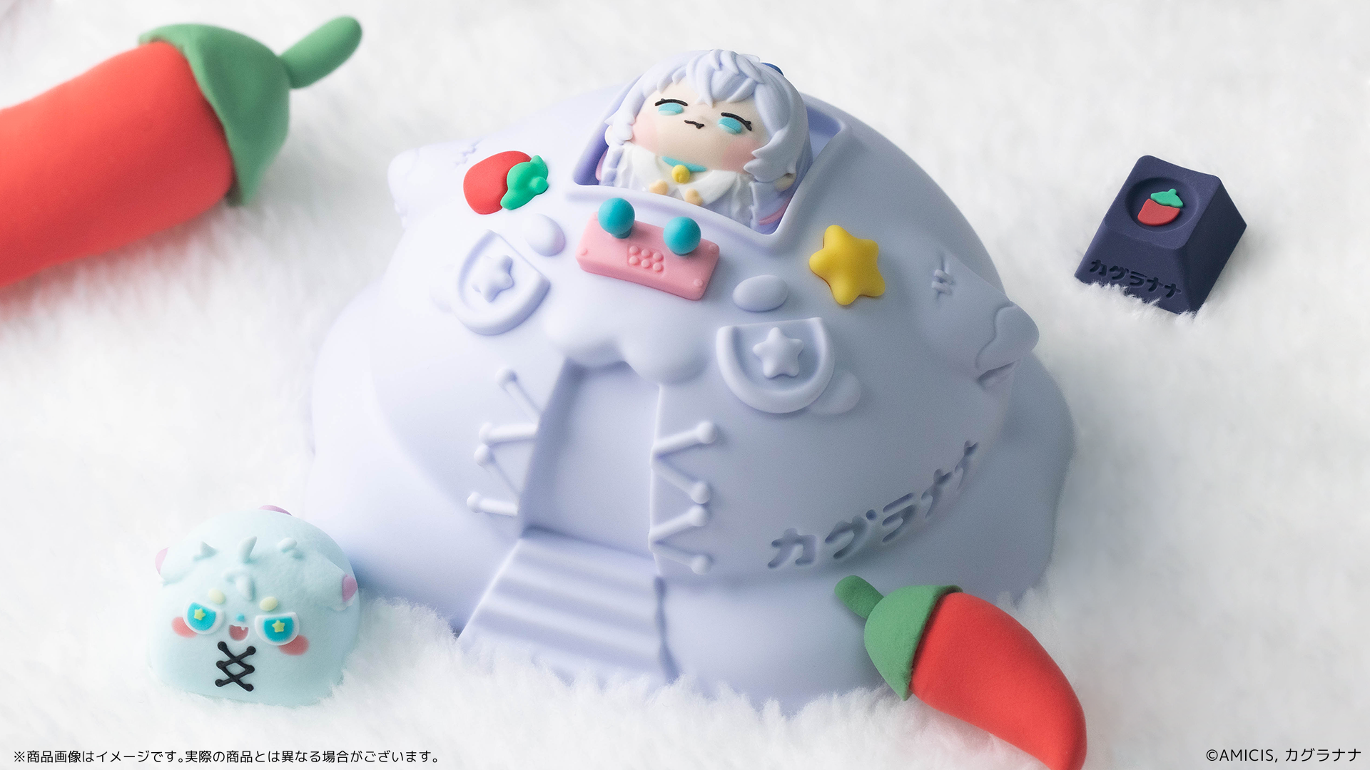 預購限定 26年4月中旬 日版 AMICIS 神樂七奈 x DELLA KEY 聯名手工鍵帽:圖片 8