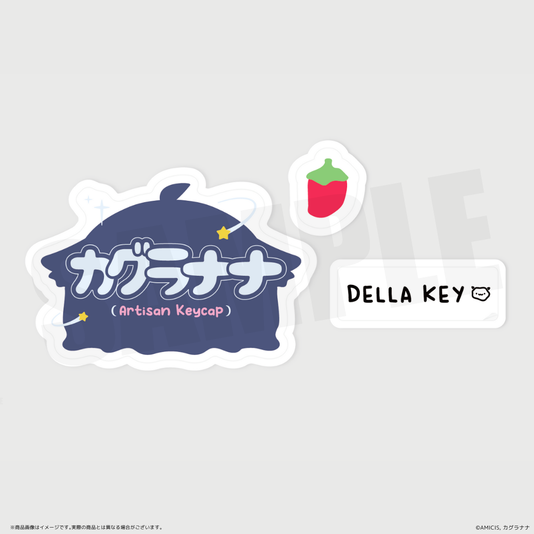 預購限定 26年4月中旬 日版 AMICIS 神樂七奈 x DELLA KEY 聯名手工鍵帽:圖片 7
