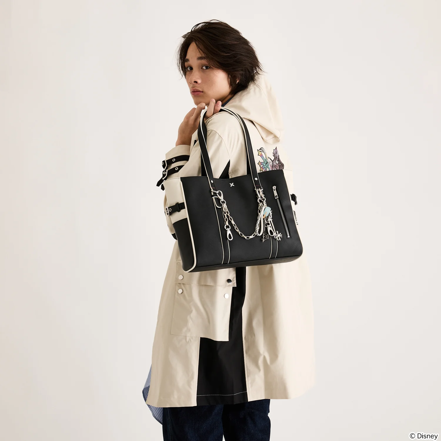 預購限定 26年6月 日版 SuperGroupies《王國之心》聯名外套、托特包、吊飾 洛克薩斯款:圖片 38