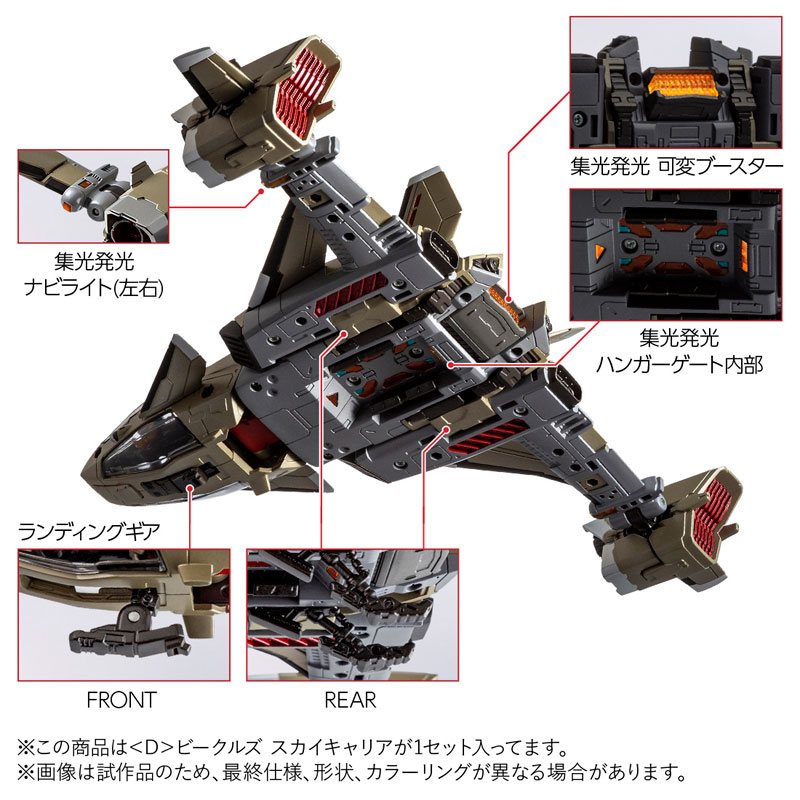 TAKARATOMY T-SPARK 戴亞克隆 D-08 擎空運輸機(<D> Vechicles Sky Carrier):圖片 2