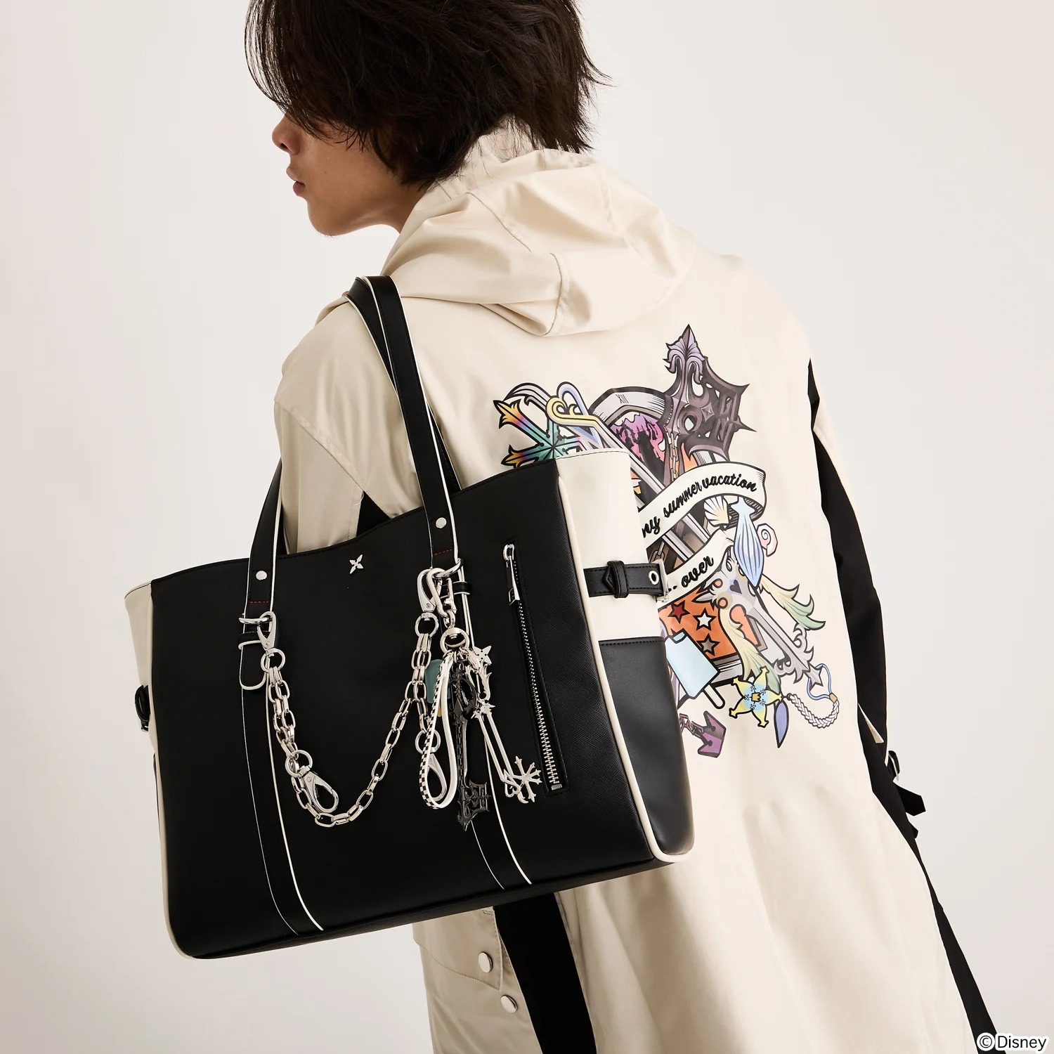 預購限定 26年6月 日版 SuperGroupies《王國之心》聯名外套、托特包、吊飾 洛克薩斯款