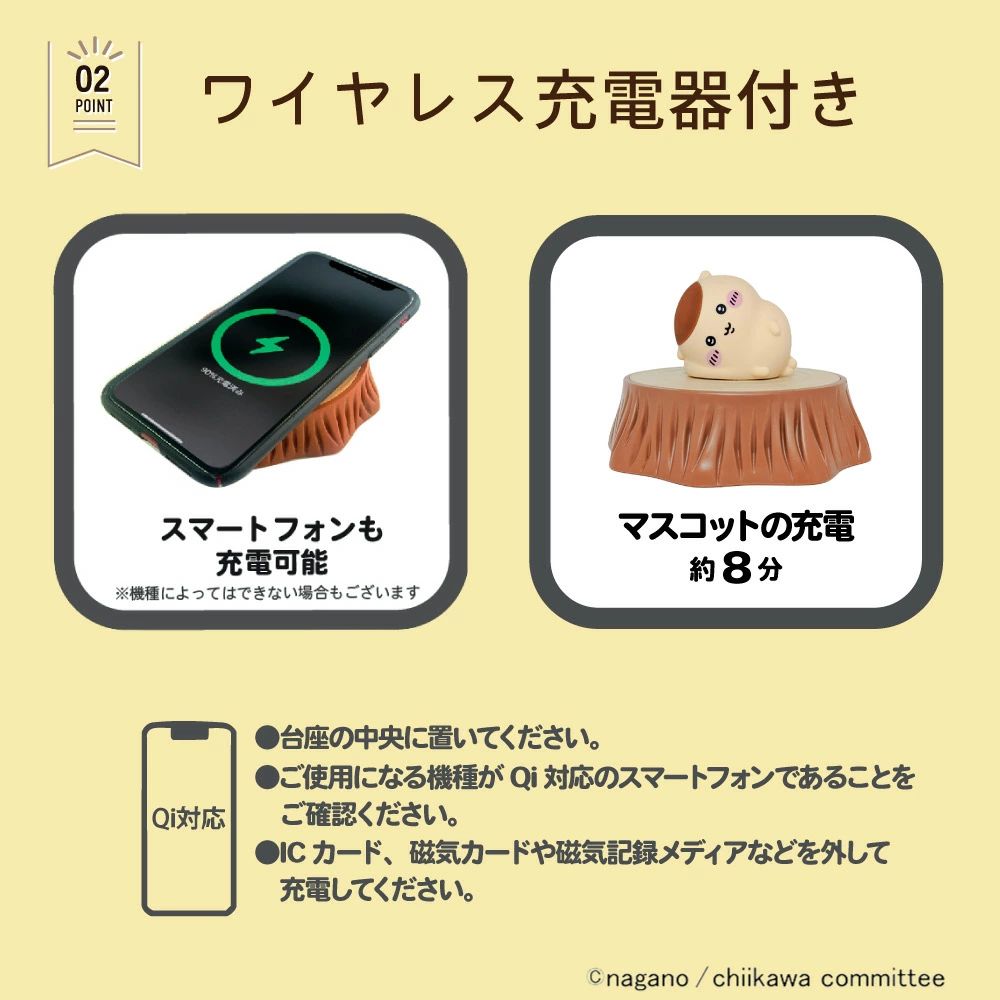 日版 吉伊卡哇 market《吉伊卡哇》樹樁底座趴趴造型小夜燈:圖片 3