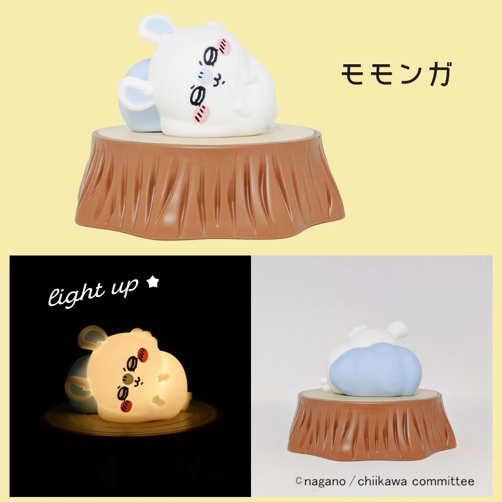 日版 吉伊卡哇 market《吉伊卡哇》樹樁底座趴趴造型小夜燈:圖片 12