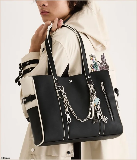 預購限定 26年6月 日版 SuperGroupies《王國之心》聯名外套、托特包、吊飾 洛克薩斯款:圖片 48