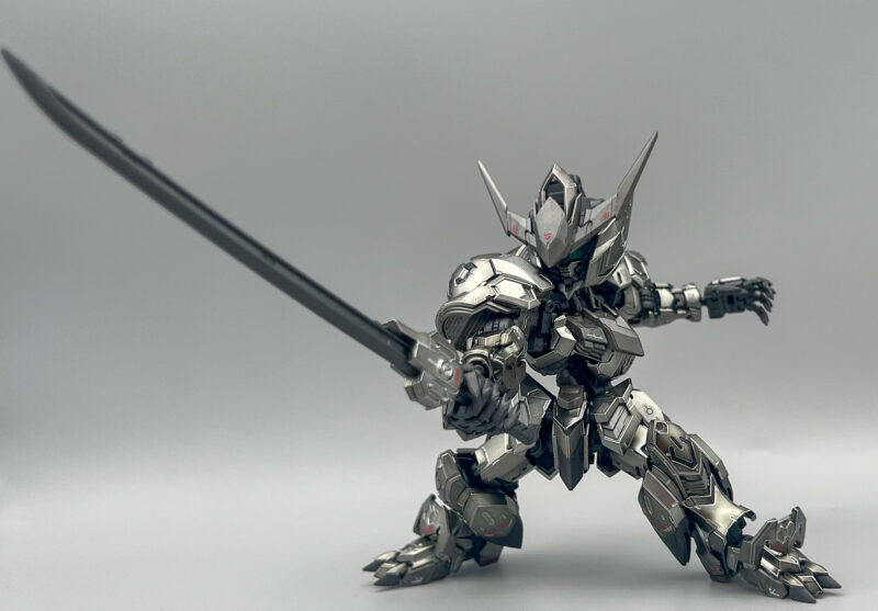 萬代 鋼彈基地限定 MGSD《機動戰士鋼彈 鐵血孤兒》獵魔鋼彈 鐵血鍍膜版:圖片 5