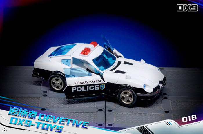DX9 D18 追捕者/警車 第三方變形玩具:圖片 10