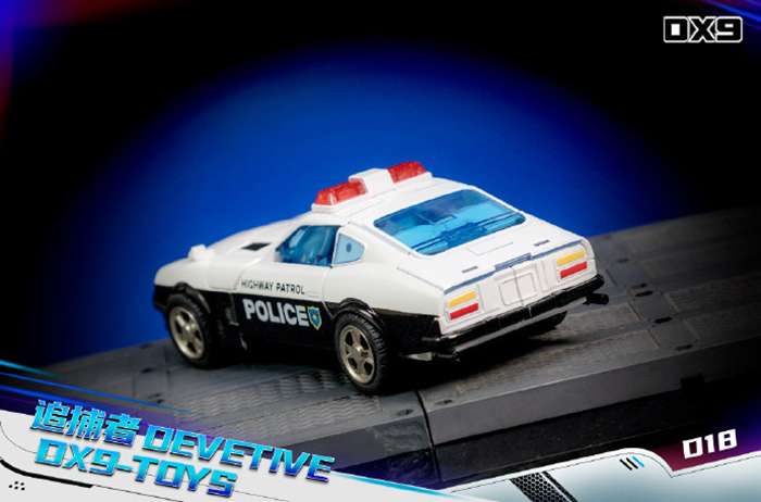 DX9 D18 追捕者/警車 第三方變形玩具:圖片 11