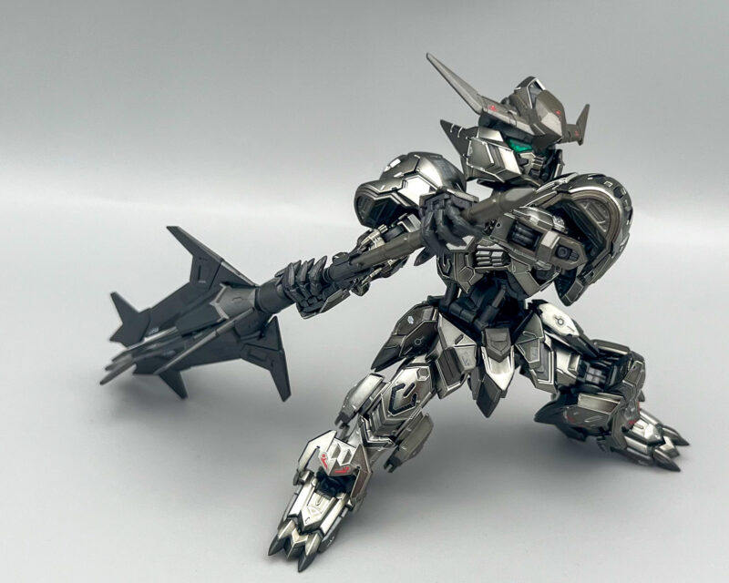 萬代 鋼彈基地限定 MGSD《機動戰士鋼彈 鐵血孤兒》獵魔鋼彈 鐵血鍍膜版:圖片 8