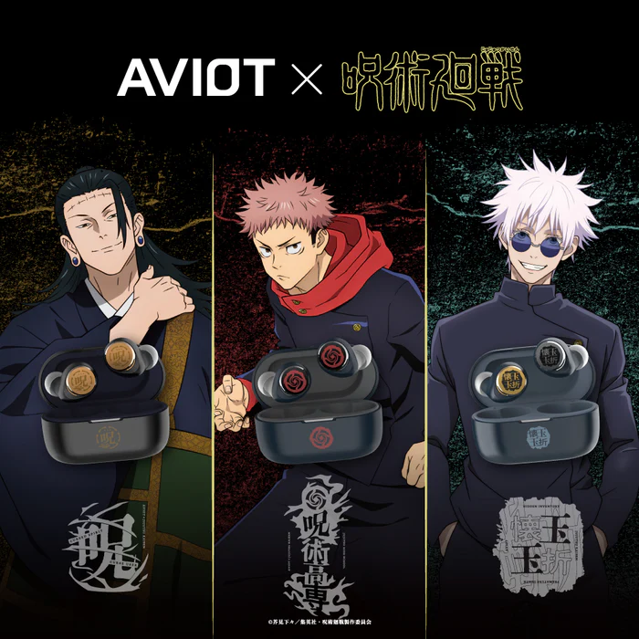 預購 26年4月下旬 日版 AVIOT《咒術迴戰》聯名款語音耳機