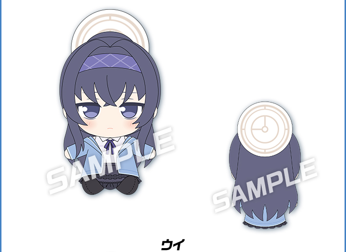 期間限定預購 26年9月 日版《蔚藍檔案》x LAWSON 聯名系列周邊第二彈 坐姿絨毛娃娃系列:圖片 2