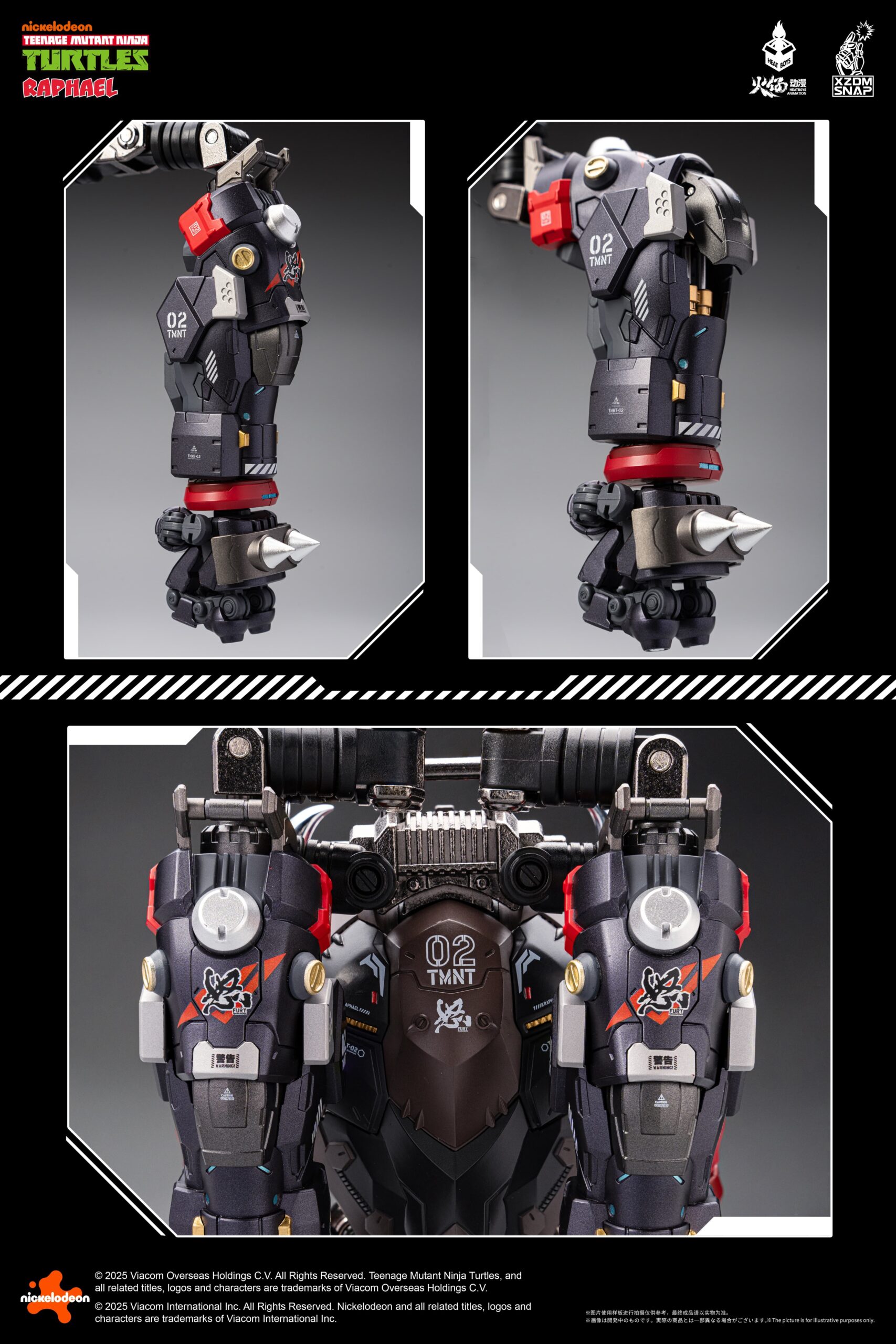 HEATBOYS HB0095 合金機甲 忍者龜 拉斐爾 40周年紀念版 赤煞 附特典:圖片 28