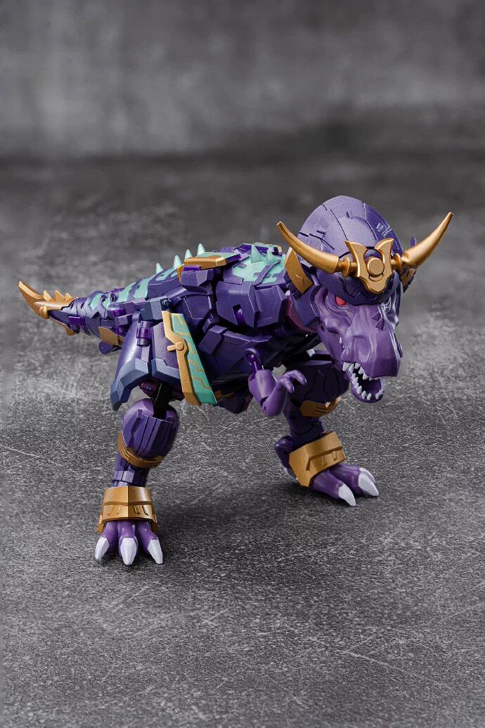 鐵工廠 IF EX-77 鬼鎧凶神 獄牙王/恐龍王 第三方小比例變形玩具:圖片 8