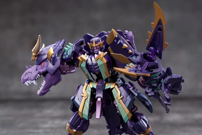 鐵工廠 IF EX-77 鬼鎧凶神 獄牙王/恐龍王 第三方小比例變形玩具:圖片 7