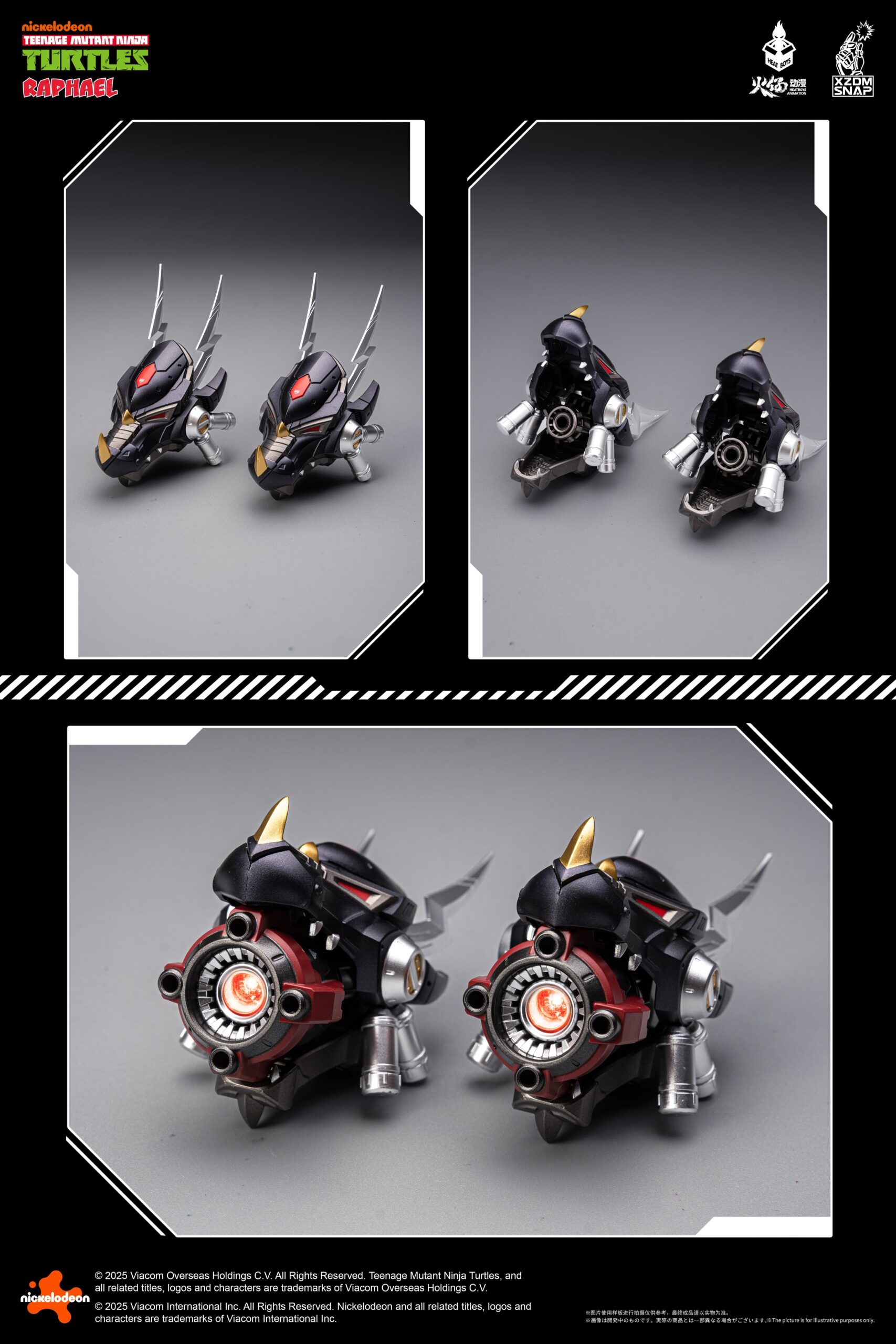 HEATBOYS HB0095 合金機甲 忍者龜 拉斐爾 40周年紀念版 赤煞 附特典:圖片 30