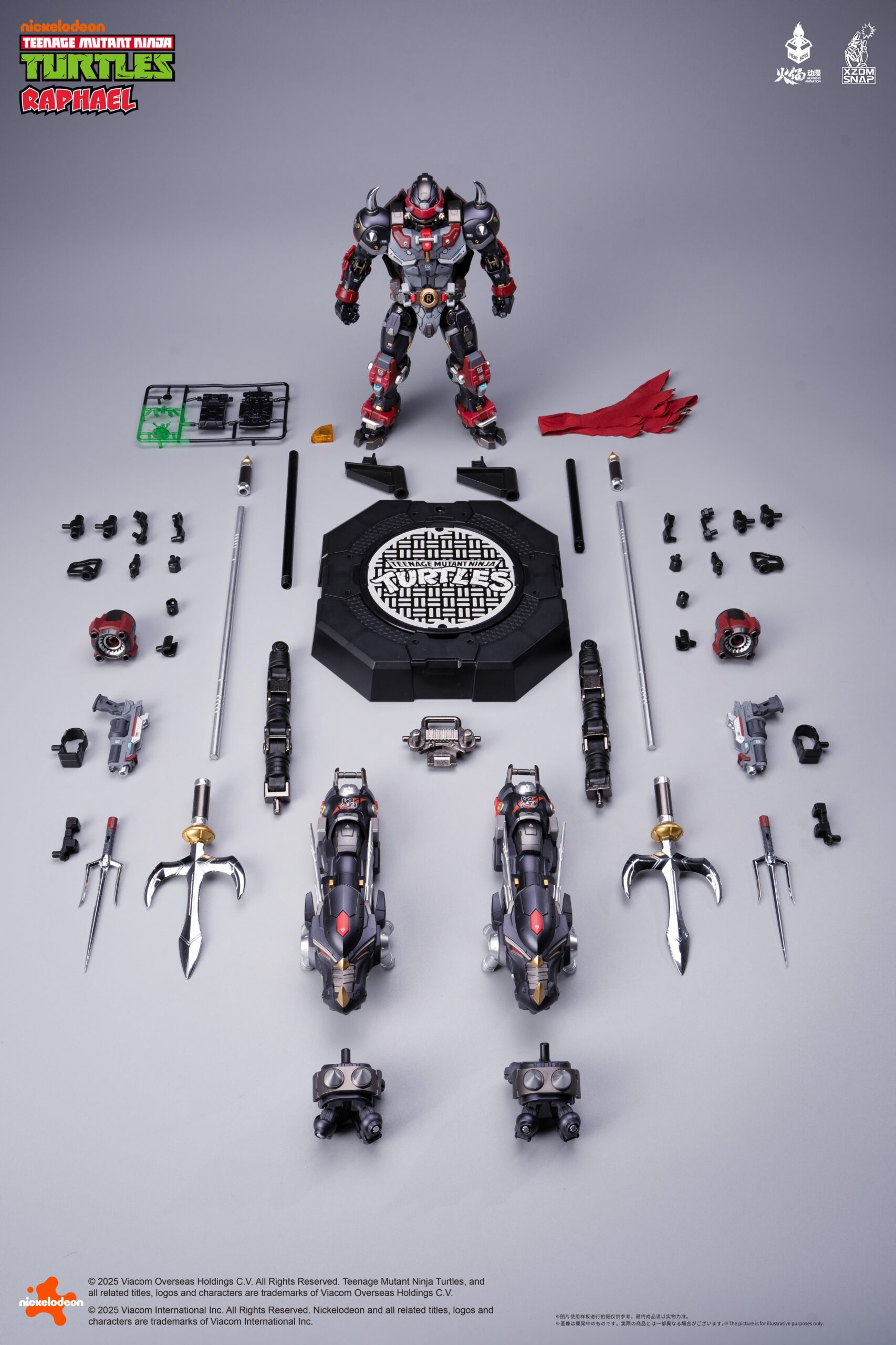 HEATBOYS HB0095 合金機甲 忍者龜 拉斐爾 40周年紀念版 赤煞 附特典:圖片 24