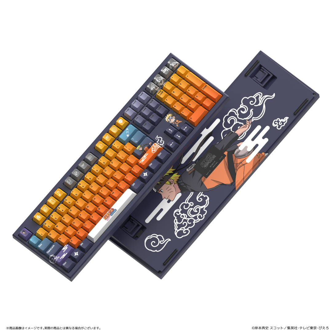 受注生產限定 26年8月下旬 日版 AMICIS×《火影忍者 疾風傳》聯名機械式鍵盤 108鍵 英語配列:圖片 3