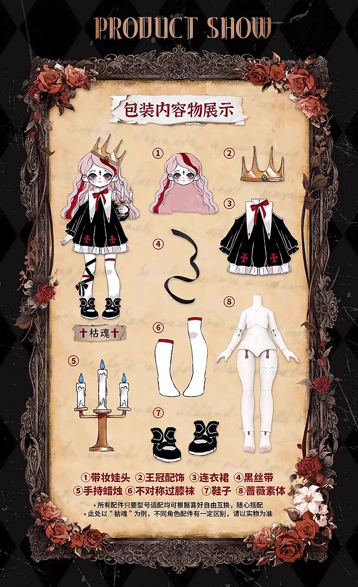 Nyssa妮撒 怪誕夢魘系列 BJD盲盒:圖片 13